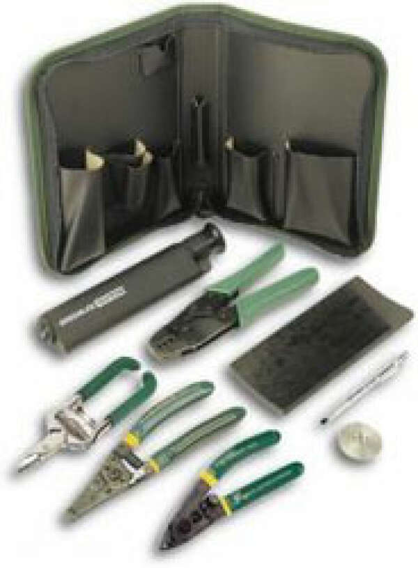 Greenlee GT-45655 - набор инструмента для резки, разделки и установки разъемов на оптоволоконный кабель