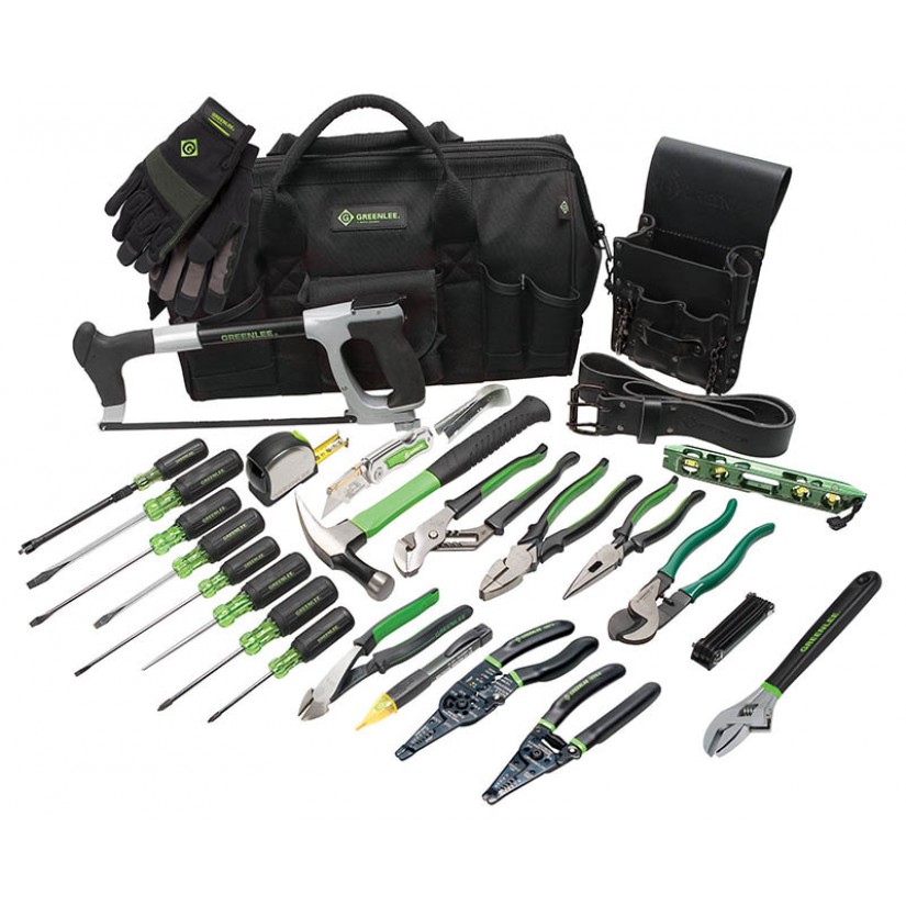 Greenlee 0159-11 - универсальный набор профессионального ручного инструмента, 28 предметов